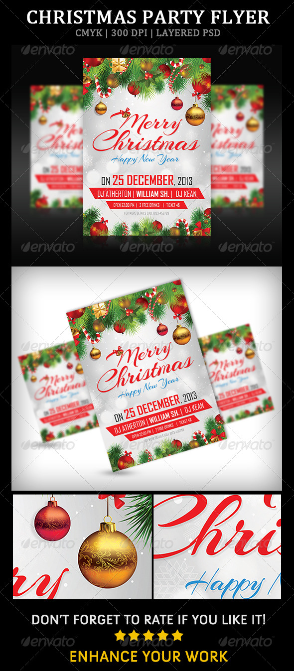 Christmas Party Flyer - Events Flyers