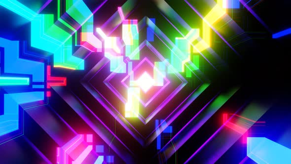 Colorful vj background,Vj Loop Background,vj tunnel background, Motion ...