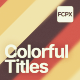 Colorful Titles - VideoHive Item for Sale
