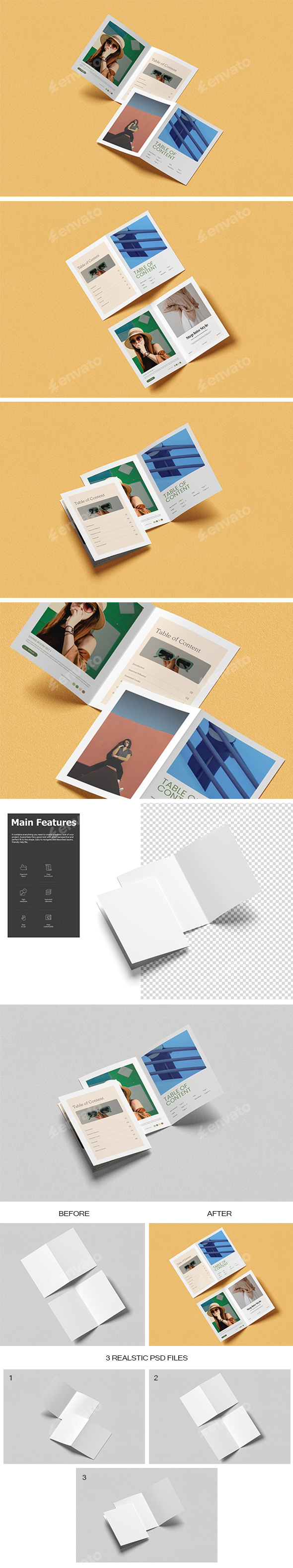 Bifold Brochure Mockup