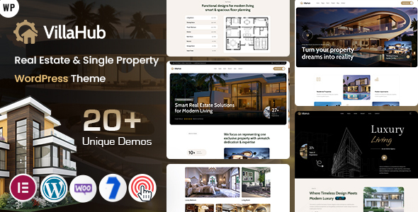Villahub –  Real Estate & Single Property WordPress Theme