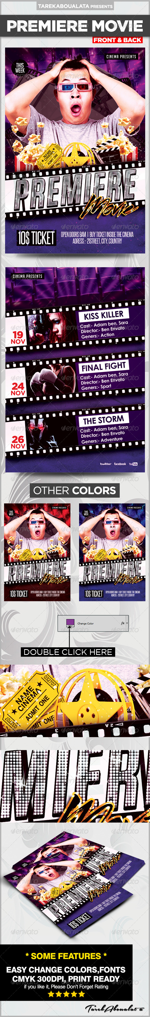Premiere Movie Flyer - Miscellaneous Events