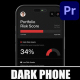 Dark Phone Mockup | Mobile App Presentation. MOGRT - VideoHive Item for Sale