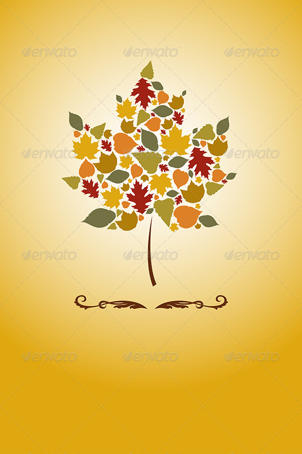 Autumn Leaves - Decorative Vectors