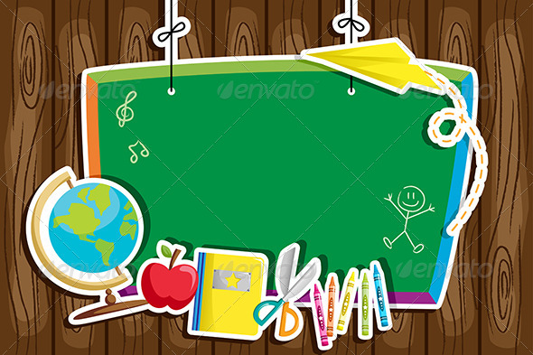 Back to School Background - Decorative Vectors