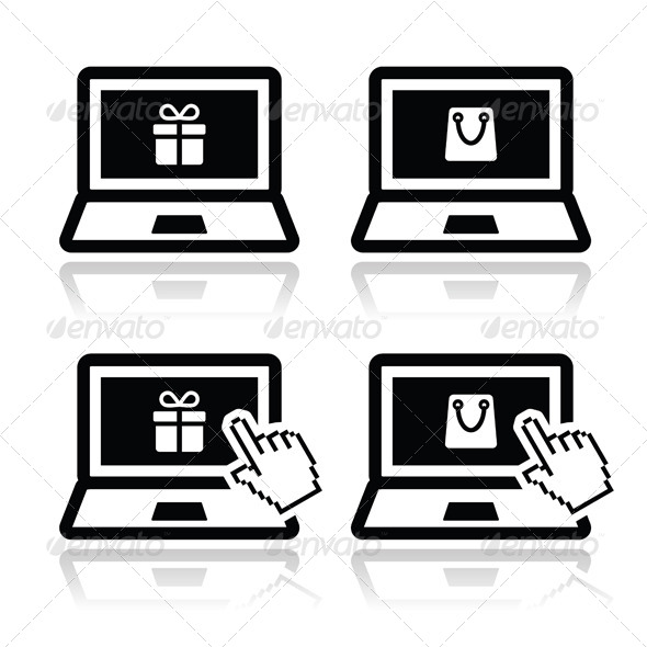 Shopping Online with Laptop - Retail Commercial / Shopping