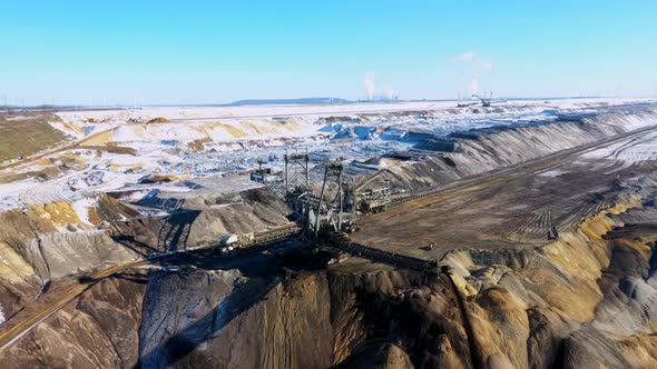 Lignite mining at Garzweiler, Grevenbroich, Germany alt