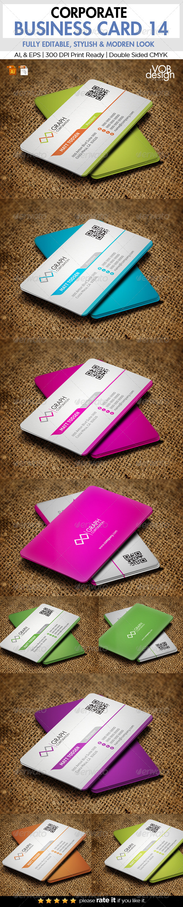 Corporate Business Card 14 - Corporate Business Cards