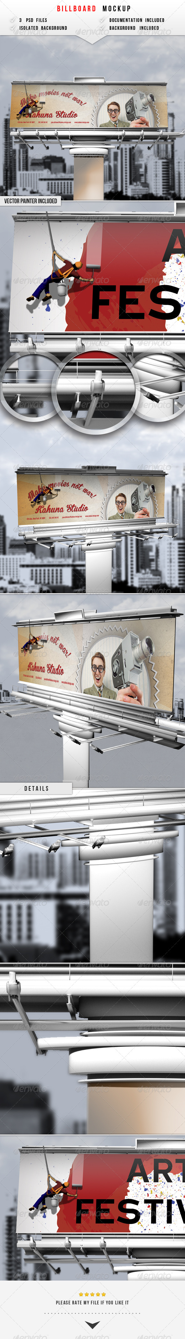 Billboard Mockup - Signage Print