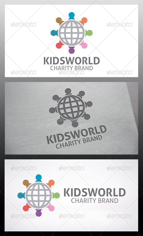 Kids World Logo - Humans Logo Templates