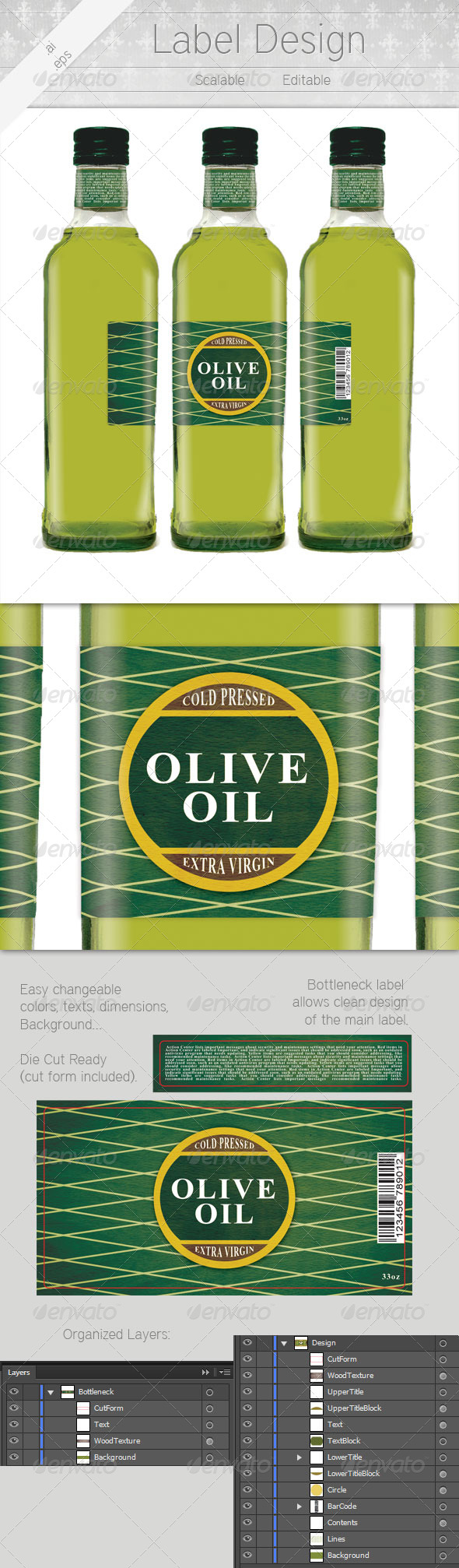 Label Design - Packaging Print Templates
