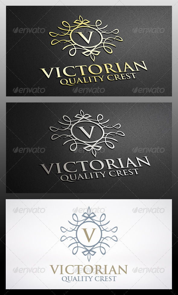Victorian Logo - Crests Logo Templates