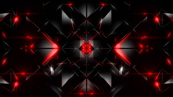 Techno Red Kaleidoscope, Motion Graphics | VideoHive