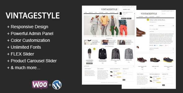 VintageStyle - Responsive E-commerce Theme by yaritheme | ThemeForest