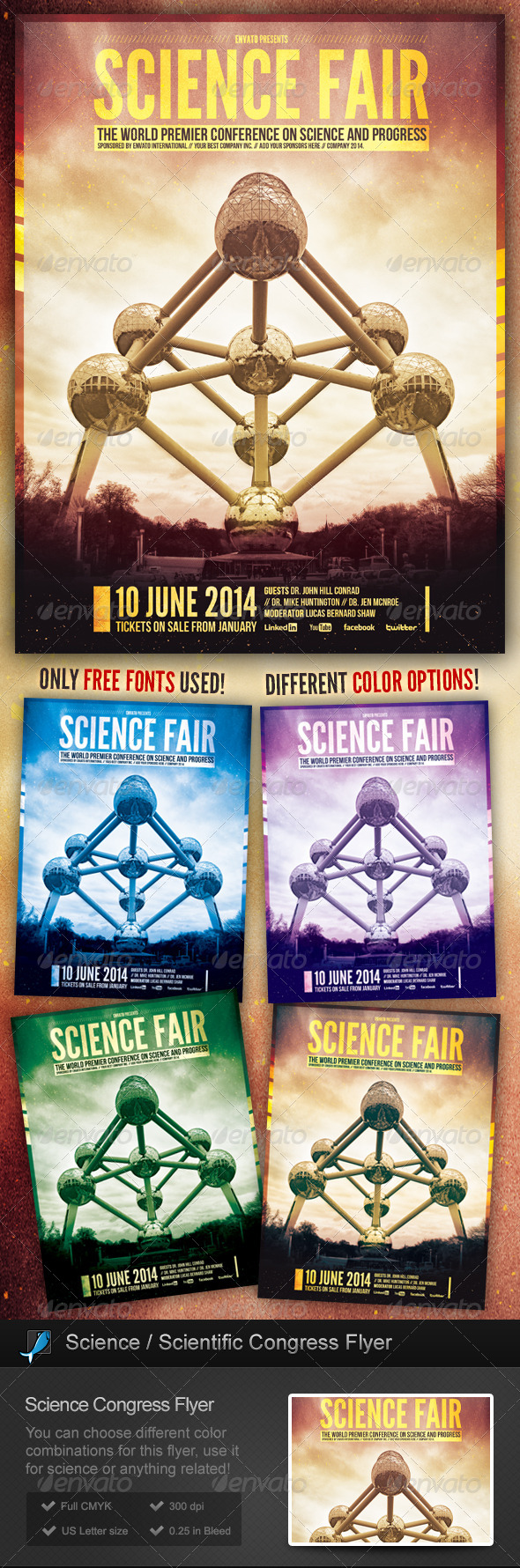 Science / Scientific Congress Flyer - Miscellaneous Events
