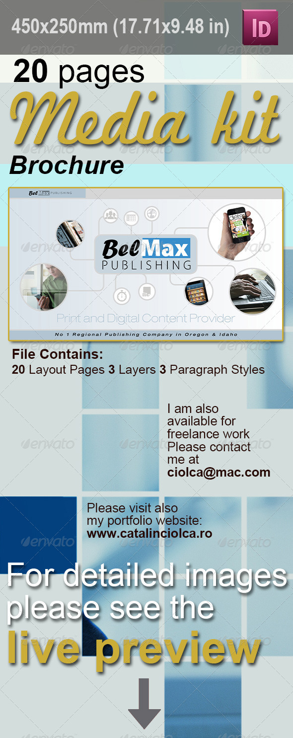 20 Pages Media Kit - Corporate Brochures