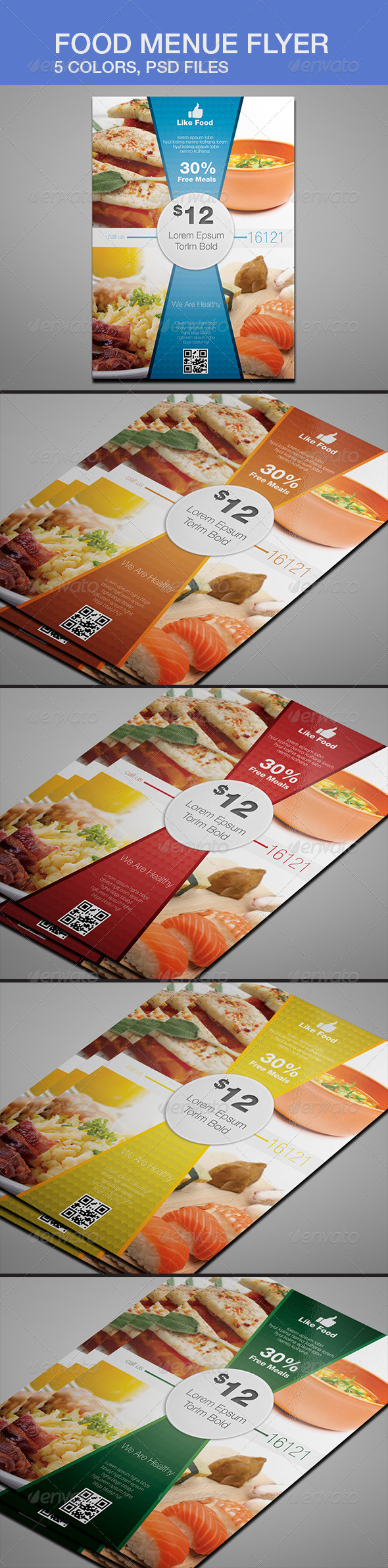 Food Menu Flyer - Restaurant Flyers