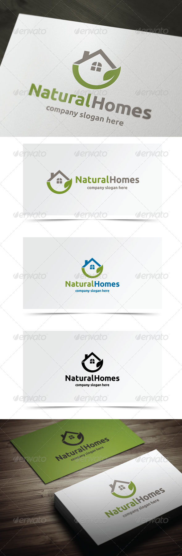Natural Homes - Nature Logo Templates
