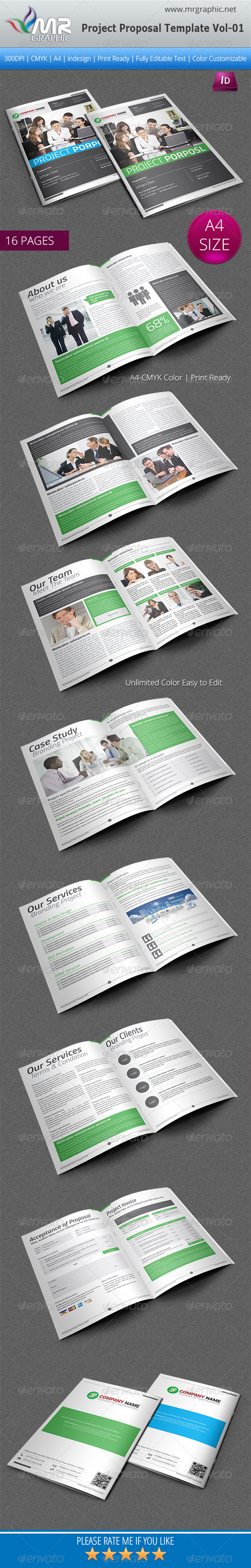 Project Proposal Template Vol-01 - Proposals & Invoices Stationery
