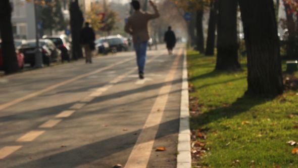 Blurry Business Man alt