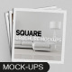 Square Brochure Mockups, Graphics | GraphicRiver