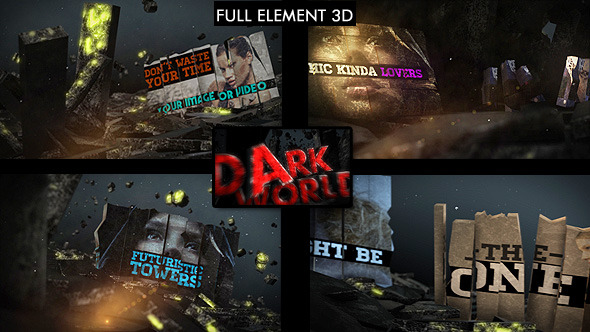 Dark World Opener - VideoHive 6286420