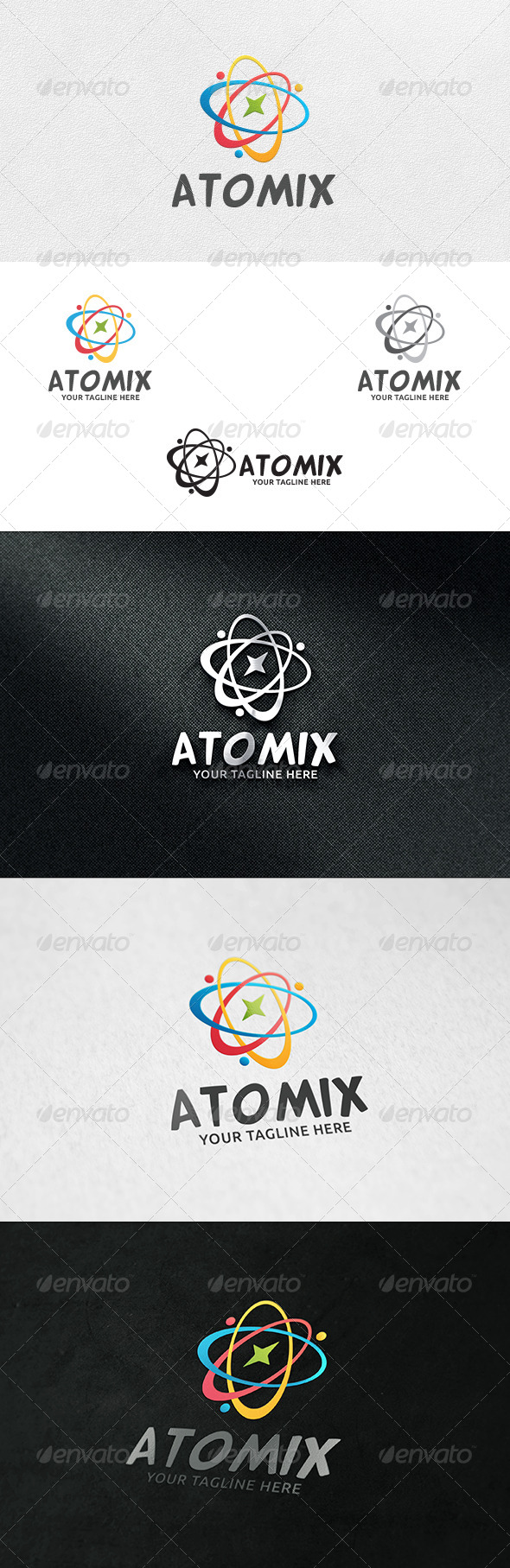 Atomix - Logo Template - Symbols Logo Templates