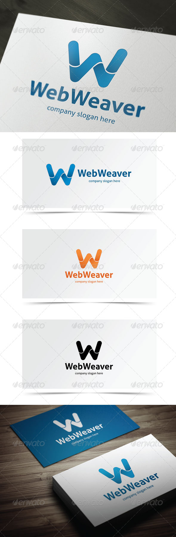 Web Weaver - Letters Logo Templates