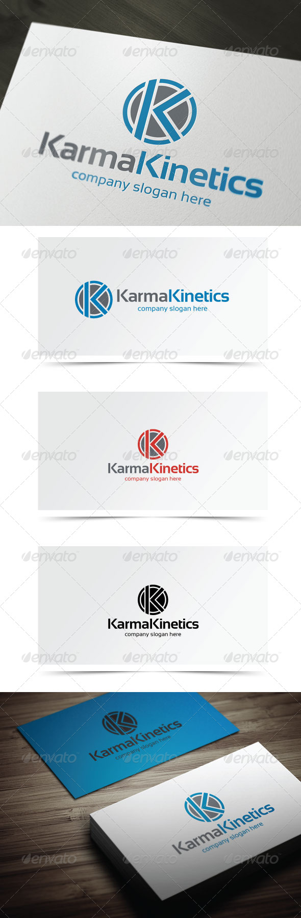 Karma Kinetics - Letters Logo Templates