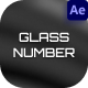 Glass Number Counter - VideoHive Item for Sale