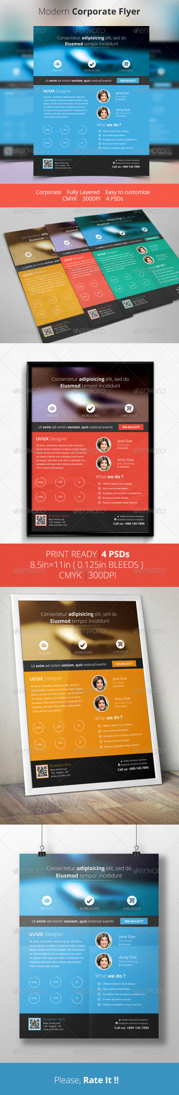 Modern Corporate Flyer - Corporate Flyers