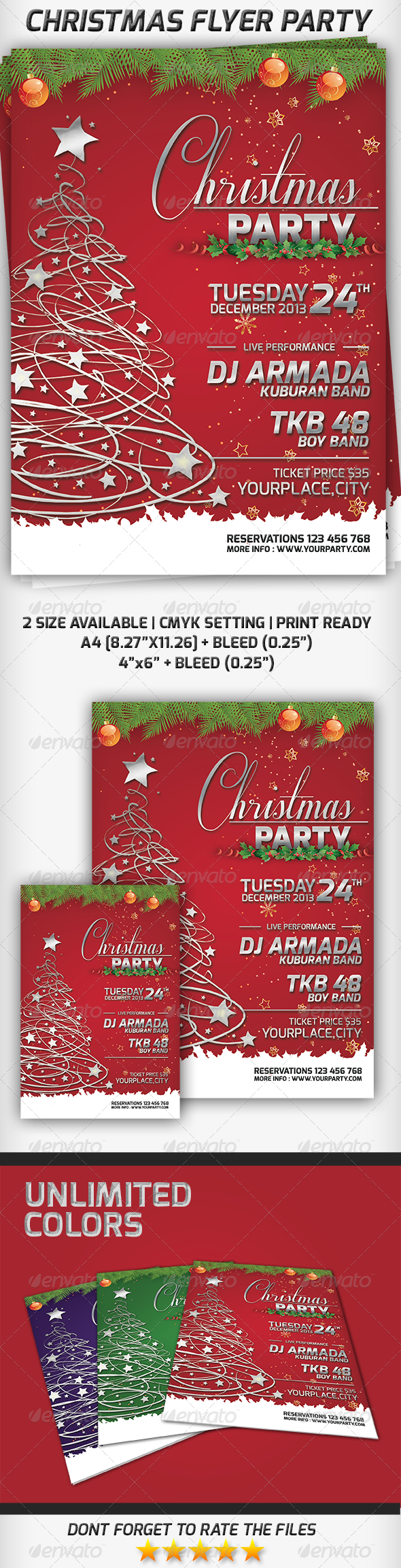Christmas Flyer Party - Clubs & Parties Events