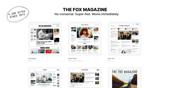 The Fox – Minimal Magazine News WordPress Theme Nulled