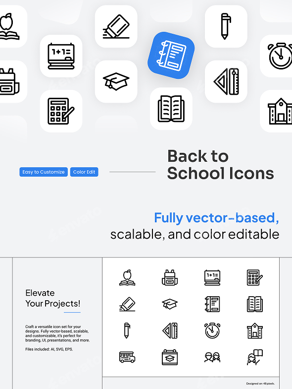 Back to School Icons