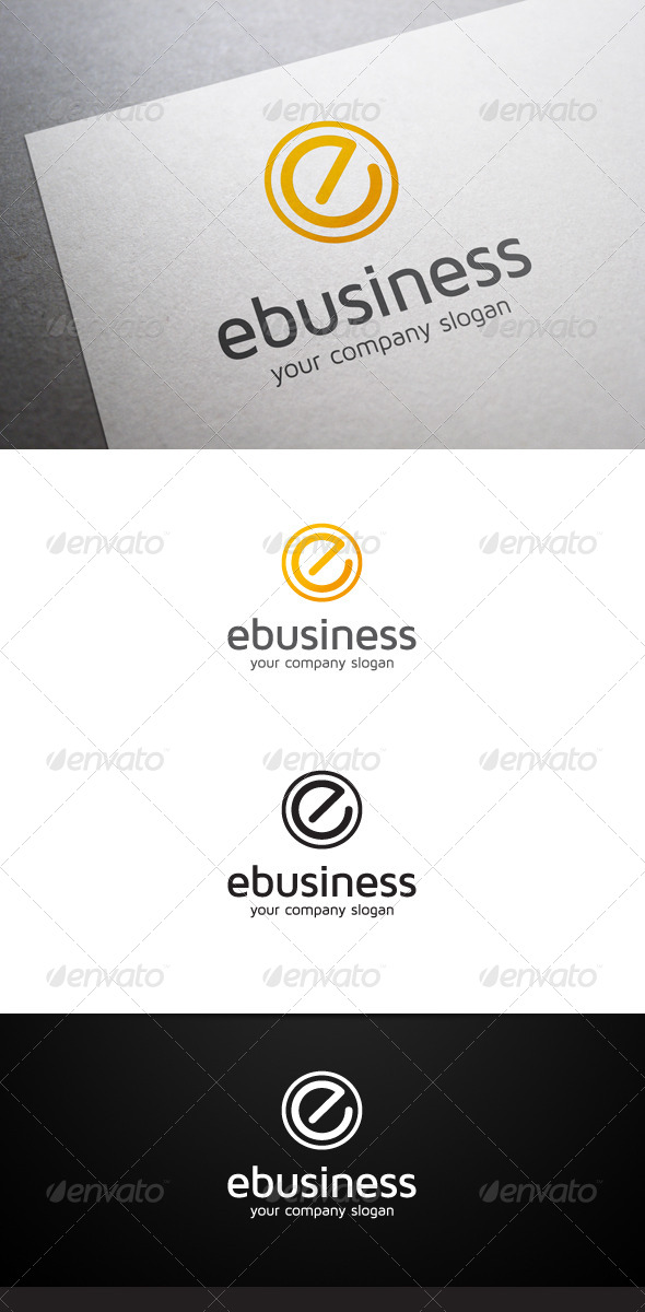 E Business Logo - Letters Logo Templates