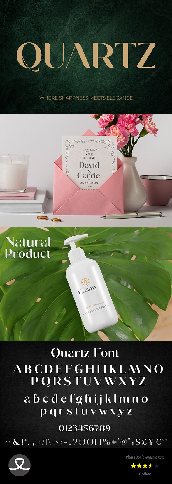 Quartz - High Contrast Serif Font