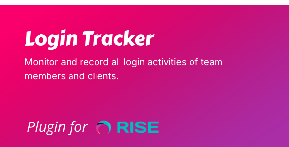 Login Tracker for RISE CRM