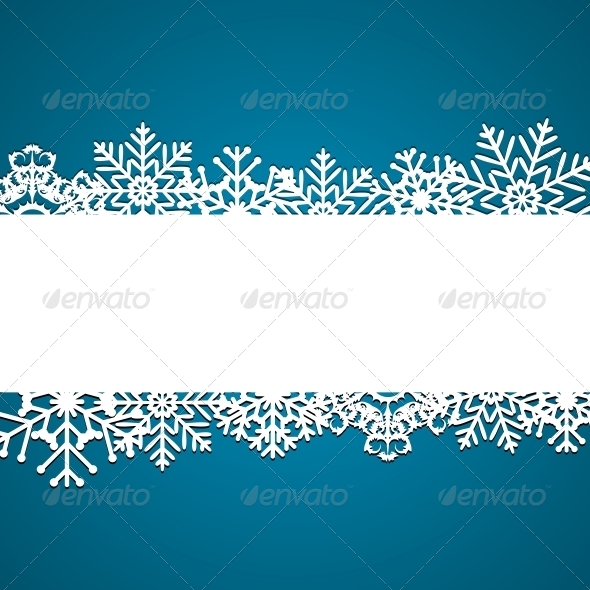 Christmas Snowflakes Background - Christmas Seasons/Holidays