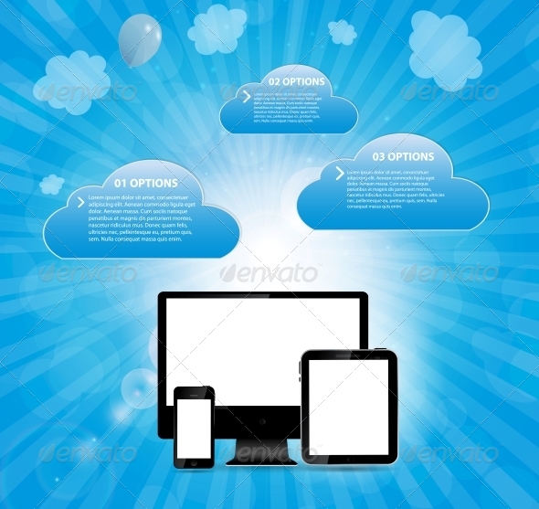 Online Service Concept Vector Illustration - Communications Technology