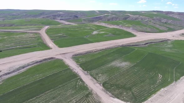 Land Development and Urban City Planning in New Suburban Complex with Developing Infrastructure alt