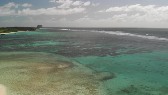 Gabriel Island Aerial View From Drone Mauritius alt