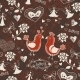 Floral Romantic Seamless Background