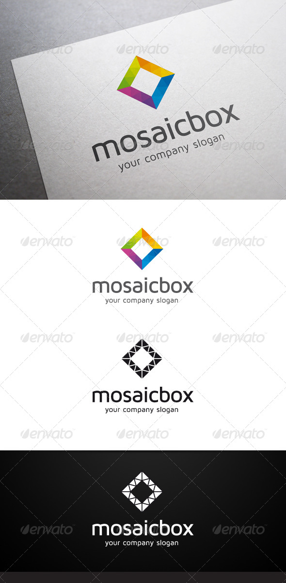 Mosaic Box Logo - Abstract Logo Templates