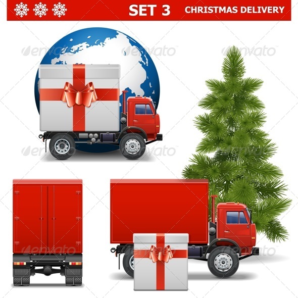 Vector Christmas Delivery Set 3 - Christmas Seasons/Holidays