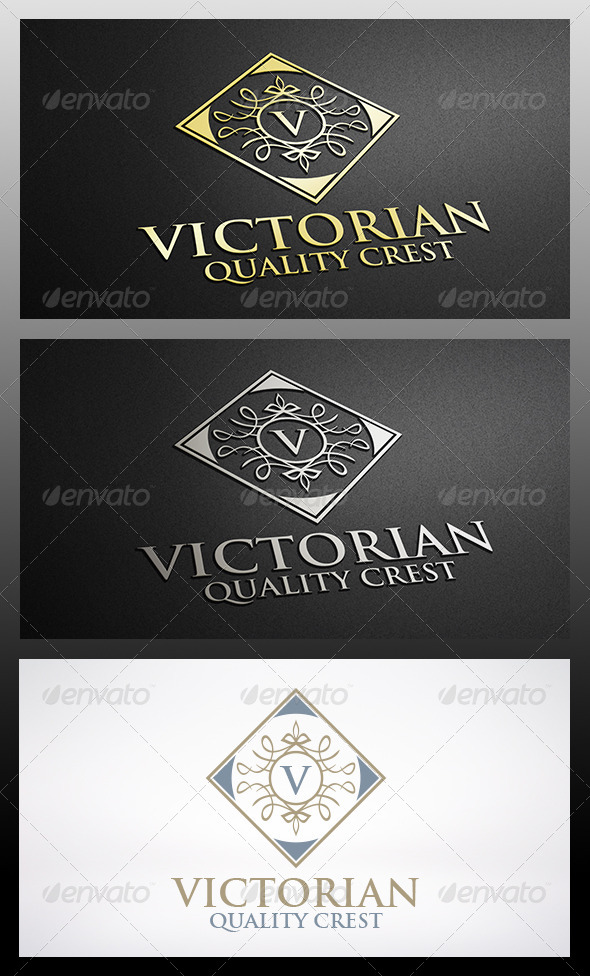 Victorian Logo Template - Crests Logo Templates