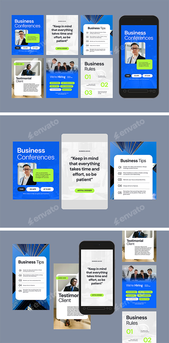 Business Conferences Instagram Template
