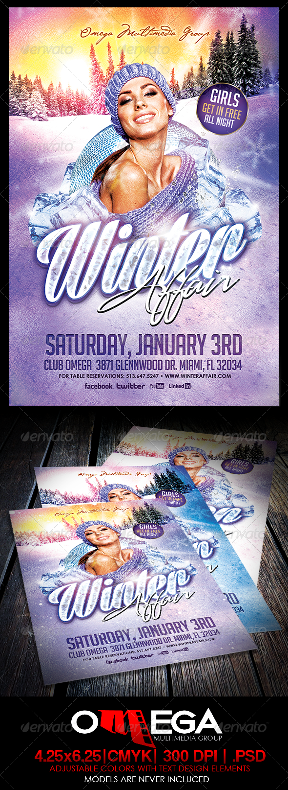 Winter Affair - Events Flyers