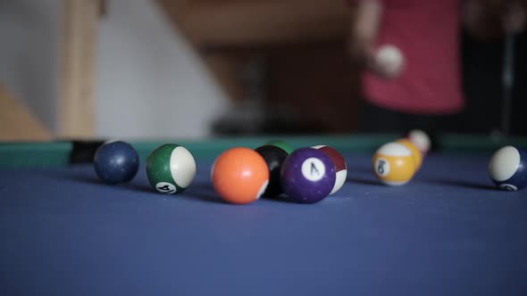 American Billiard Balls Move in Different Directions After Being Hit alt