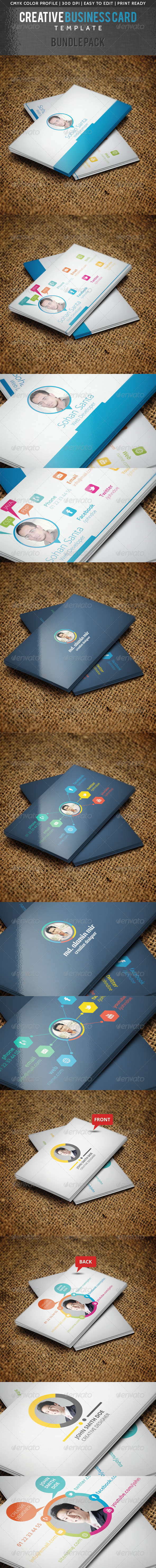 Creative Business Card Bundle Pack - Creative Business Cards