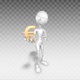 Cartoon 3D Man - Show Euro Symbol - VideoHive Item for Sale